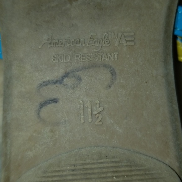 Teal American Eagle Girls Sandals - Picture 4 of 4